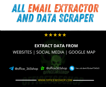 All in one email extractor and data scraper