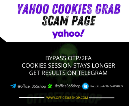 yahoo cookies grab scam page